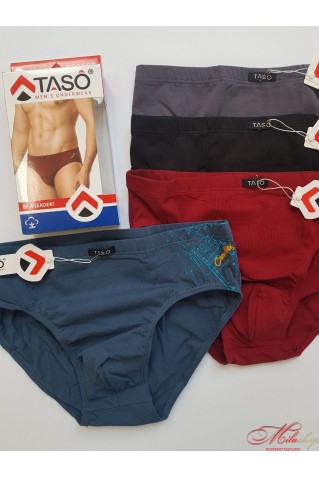 Бавовняні чоловічі труси Taso 3607 3XL, 4XL червоні